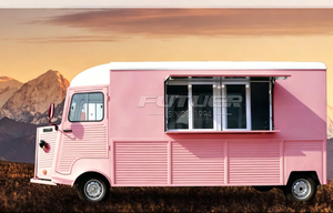 Camión de Comida Eléctrico Retro, Totalmente Equipado, Remolque de Comida Vintage en Venta, Camioneta de Comida Rápida y Helados - Product Image 2