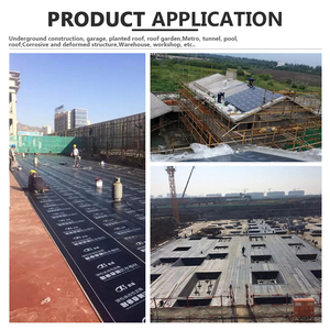 Membrana autoadhesiva de hdpe preinstalada, cubierta subterránea de alto polímero, impermeable, bituminoso - Product Image 2