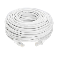 Cable Ethernet Cat6 a Granel, 2M, Caja, UTP, Cobre Sólido OFC, 8 Hilos, Conector 8P8C, Red LAN para Internet y Redes de Datos
