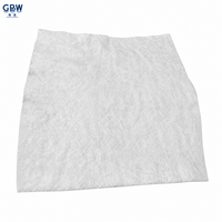 Géotextile industriel en fibres non tissées GBW, rouleau large, OEM personnalisé, export, contrôle de l'érosion des pentes routières et des décharges, garantie 5 ans