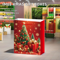 IMEE Bonbons De Noël Cookie Bundle Réutilisable Feuille D'or Papier Boîtes D'emballage Cadeau Gaufrage Grandes Vacances Conception Spéciale pour