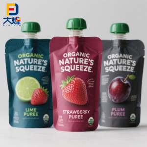 Bustina stampata su misura un sacchetto <span class=keywords><strong>per</strong></span> bevande liquide riutilizzabile Bec imballaggio cibo succo beccuccio ricarica liquido Mylar sacchetti di stoccaggio - Product Image 1