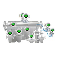 Caudalímetro másico Coriolis RKS RF3200 para líquidos, gases, medición de densidad directa de alta precisión, industria química de alimentos y bebidas