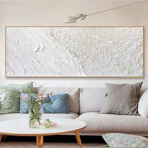 Œuvre d'art originale, grande peinture murale peinte à la main, décoration pour la maison et l'hôtel, toile abstraite, peinture à l'huile esthétique texturée 3D - Product Image 5