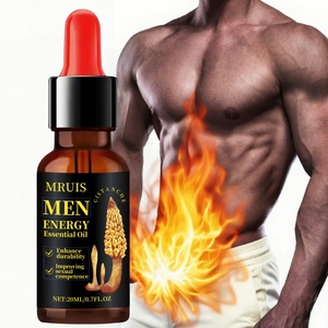 Reines Natürliches MEN ENERGY Ätherisches Öl gegen Impotenz, Verzögerungsöl für die Ejakulation, Kräuterextrakte, Essenzen zur Vergrößerung, Massageöl für Erwachsene Männer - Product Image 1