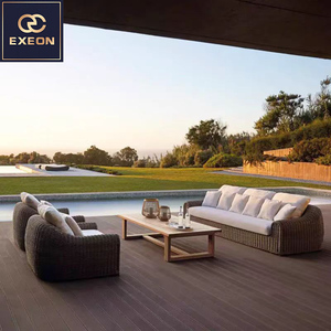 Diseño moderno Muebles de exterior Jardín Patio Sofá de mimbre Cubierta de sofá de diseño de lujo al aire libre - Product Image 2