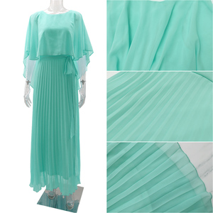YQY9948 Vestidos <span class=keywords><strong>de</strong></span> Noche Elegantes con Diseño Moderno <span class=keywords><strong>para</strong></span> Mujer, Vestidos Largos <span class=keywords><strong>de</strong></span> Cintura Alta, <span class=keywords><strong>Vestido</strong></span> <span class=keywords><strong>de</strong></span> Gasa Plisado <span class=keywords><strong>para</strong></span> Dama - Product Image 5