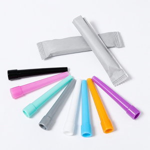ปากเป่าบารากุพลาสติกแบบใช้แล้วทิ้ง สีสันสดใส บรรจุ 100 ชิ้น ห่อแยกชิ้น สำหรับบาร์ ร้านคาราโอเกะ ร้านเลานจ์ รับผลิตตามสั่ง ขายส่ง - Product Image 2