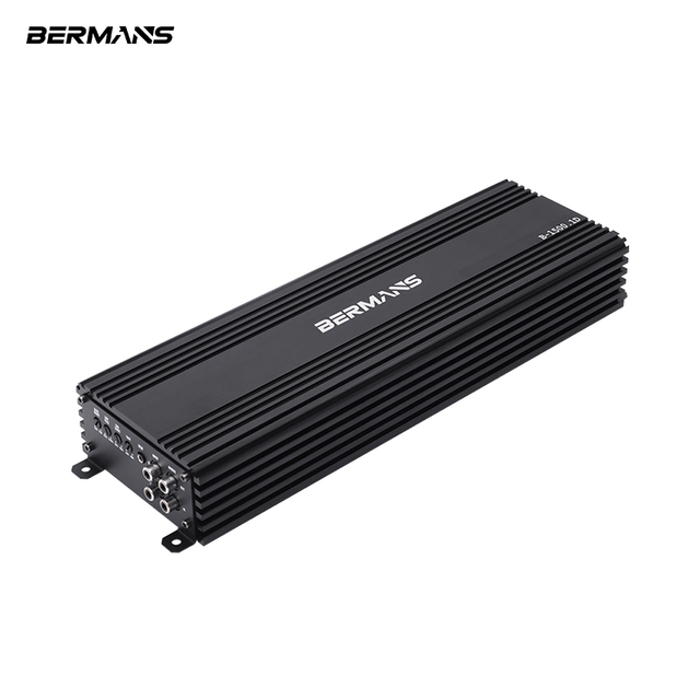 1500W RMS High Power Class D Mono Car Amplifier Mini 1 Channel Subwoofer Power Amp for Car Audio System