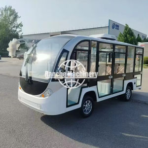 Bus électrique de tourisme fermé à 14 places avec portes et fenêtres, adapté aux parcs et aux stations balnéaires en Chine - Product Image 1
