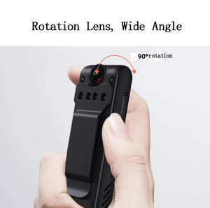 Wifi 1080P HD Cơ Thể Mặc Máy Ảnh Với 90 Xoay Ống Kính Năng Lượng Lưu Trữ Pin Hồng Ngoại Tầm Nhìn Ban Đêm Trở Lại Clip Hành Động Máy Ảnh - Product Image 2