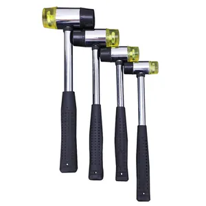 Double-Faced Soft Mallet 25MM Dual Head Nylon Rubber Hammer For Wood Leather Jewelry and Craft Works