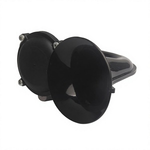 Klaxon d'air universel noir 12V 24V pour camions, bus, trains et voitures Mercedes-Benz – Avertisseur sonore puissant - Product Image 4