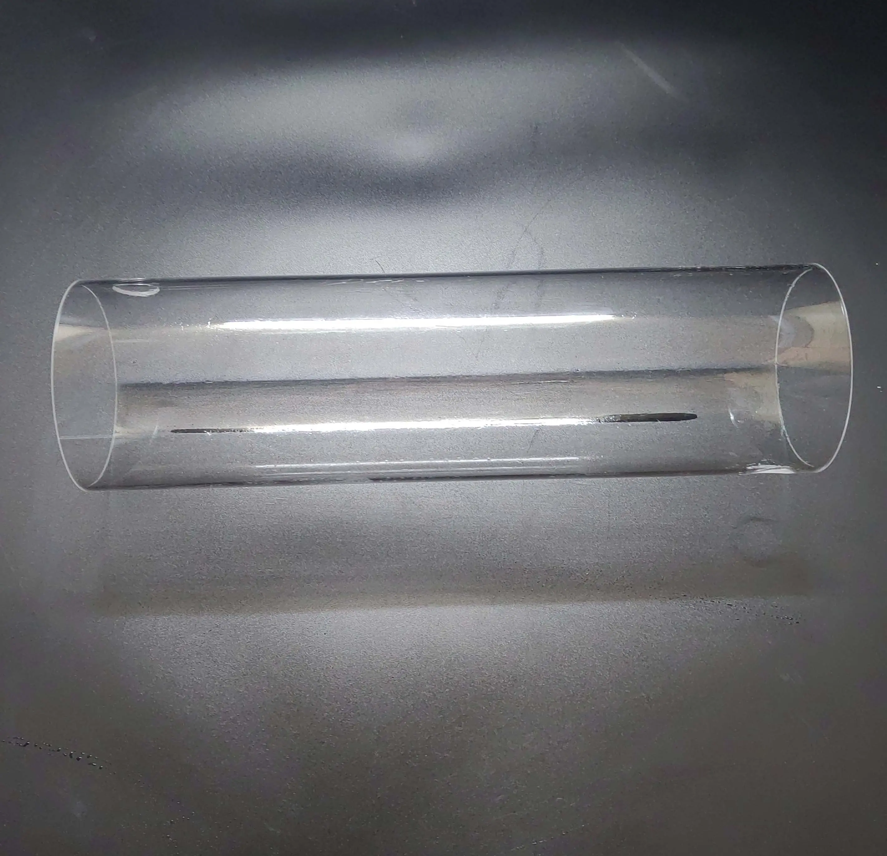 Large size quartz tube processing perforated quartz tube quartz glass tube