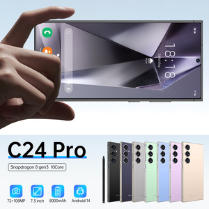 S24 Siêu C24 Pro 2025 Toàn Cầu Phiên Bản 5G Điện Thoại thông minh Android 14 4K <span class=keywords><strong>LED</strong></span> Hiển Thị LTE Di Động Dual Sim Chơi Game Di Động - Product Image 3