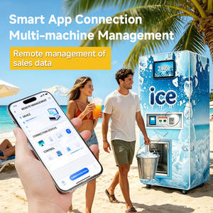 Distributeur automatique de glace et d'eau de qualité commerciale 2-en-1 avec système RO à 5 étapes et scelleuse automatique - Product Image 5