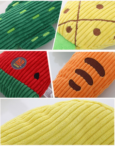 Giocattoli per Cani a Forma di Frutta Vivace con Suono, Anguria, Ananas e Fragola, Giochi da Masticare Resistenti per Animali Domestici - Product Image 5