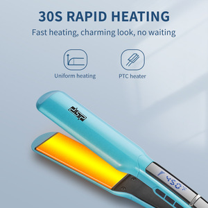 Plancha de Pelo Eléctrica DSP, Cerámica Iónica, Doble Uso, Alisadora y Rizadora, Control de Temperatura - Product Image 3