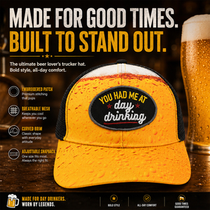 Gorras Trucker Personalizadas Bordadas de Primera Calidad con Diseño Único de Burbujas de <span class=keywords><strong>Cerveza</strong></span>, 6 Paneles, Malla Transpirable y Cierre Ajustable - Product Image 2
