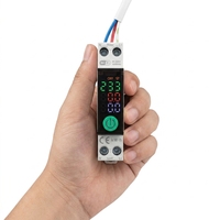 Nouveau modèle – Interrupteur intelligent Wi-Fi 1P+N 63A 110V 220V avec compteur d'énergie Kwh et disjoncteur temporisé pour usage domestique intelligent