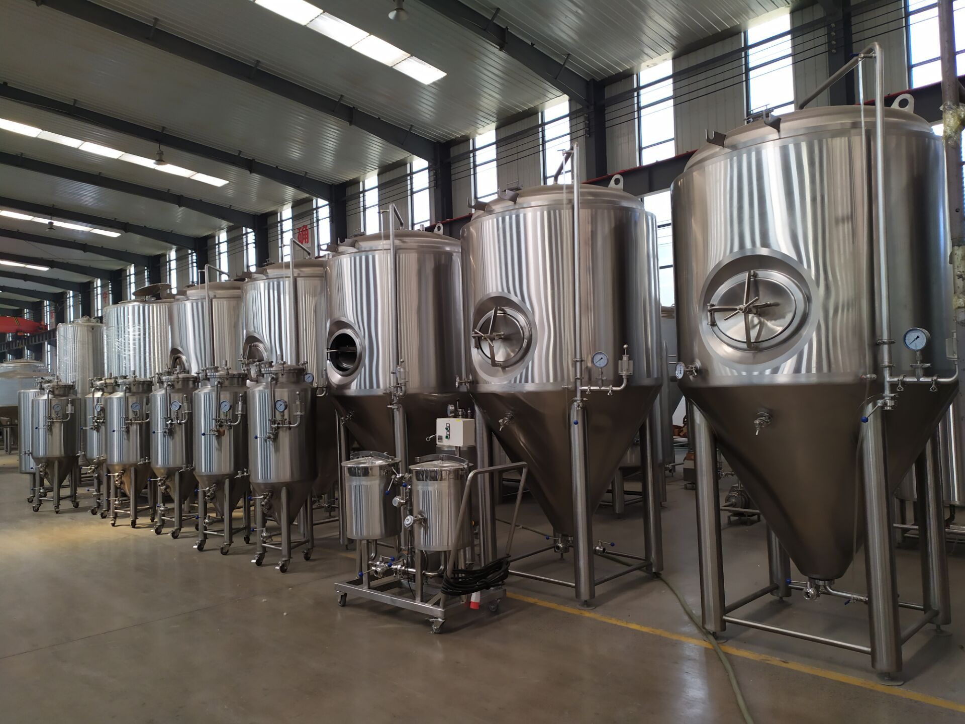 Isobariques Cuve De Fermentation De Bière 500L Fermenteur Conique