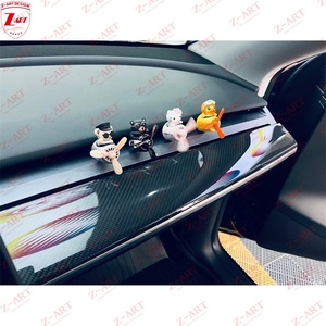 แผงหน้าปัดคาร์บอนไฟเบอร์สำหรับเปลี่ยนแผง<span class=keywords><strong>ภายใน</strong></span>รถ Z-ART แบบแห้งสำหรับเทสลาโมเดล3 - Product Image 2