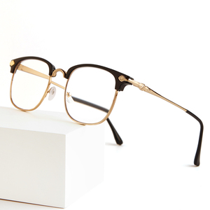 2025 mới thời trang người đàn ông độ nét cao thoải mái NỬA KHUNG mệt mỏi cứu trợ cao cấp chống ánh sáng màu xanh Kính đọc sách yx605 - Product Image 1