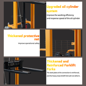 Peralatan penanganan, tumpuk tangan ringan 1.5M 400KG dengan Platform portabel pengangkat garpu hidrolik - Product Image 3