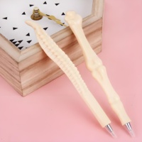 Stylo à bille anatomique personnalisé, stylo osseux pour médecin, cadeau promotionnel, écriture en plastique 1,0 mm, OEM/ODM pour hôpitaux et cliniques