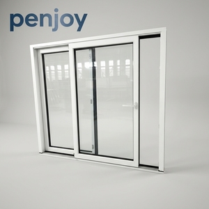 Porta de Correr de Madeira com <span class=keywords><strong>Design</strong></span> Moderno, Vidro Duplo Temperado, Eficiente em Energia, Tamanho Personalizado, Direto da Fábrica - Product Image 1