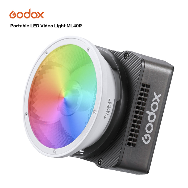 GODOX ML40R Portable LED Video Light Built-in 4800mAh Battery Lightweight Built-in Rechargeable Attraction Lens Reflector