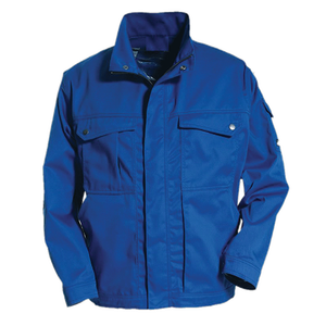 Veste Utility Comfort Plus avec col haut Poches poitrine en tissu robuste Poche sur les manches et dos plissé - Product Image 1