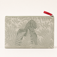 Pochette zippée en papier kraft lavable imprimée sur mesure, sac léger pour organiser les documents, pour les voyages, le bureau, OEM ODM