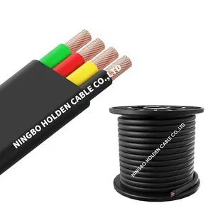 كابل غاطس لمضخة المياه 10 12 awg كابل مطاطي طاقة 3 2 4 نواة