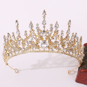Bridal Jewelry Rhinestone Crown <strong>Accessories</strong> Baroque Diamond Studio <strong>Wedding</strong> Headwear Crowns - Product Image 4