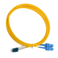 Kabel Jumper APC Pabrik OEM SC/LC/FC/ST Fiber Optik Patch Cord Bahan LSZH/PVC Panjang Dapat Disesuaikan untuk Solusi Jaringan
