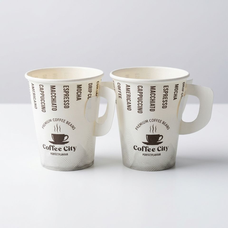 Insulated 7-9oz Coffee Cups With Handle For Hot Drinks 2