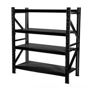 黑色货架定制家用储物多层铁轻型黑色货架 - Product Image 2