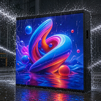 960x960mm Outdoor P5 LED-Bildschirmpanel IP65 Wetterfeste Kommerzielle Werbe-Videowand-Anzeige für Gebäudefassaden