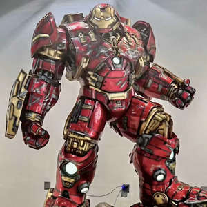 Figura de acción de la película Marvel de tamaño medio, popular, de fibra de vidrio, tamaño real, modelo MK44, para decoración. - Product Image 1