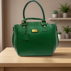 BS INTERNATIONAL Fournisseur Direct d'Usine Pochette Femme en Cuir de Vachette Pur avec Fermeture Éclair 3L+ Grande Capacité Étanche Écologique - Product Image 3