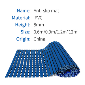 מותאם אישית בגודל מפוספס דלת עמיד למים אמבט ניקוז ו מחצלת רצפת שירותים עשוי ויניל - Product Image 2