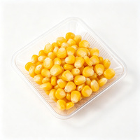 Transparante PET plastic vierkante productenbak voor fruit, groenten, voedsel, snoep, kauwgom, brood; plastic doos voor supermarkten
