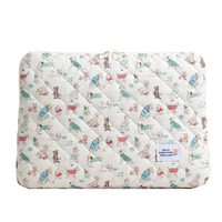 Housse de protection matelassée pour tablette iPad et ordinateur portable, motif géométrique dessin animé, en toile