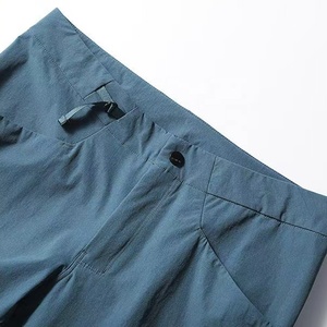 Venta al por mayor de alto rendimiento de 4 vías estiramiento al aire libre Golf <span class=keywords><strong>Surf</strong></span> senderismo hombres transpirable logotipos personalizados, tallas cordón pantalones cortos de carga - Product Image 3