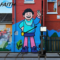 Imprimante murale numérique portable Faith à encre UV, système de peinture automatique pour la décoration des hôtels et des bâtiments