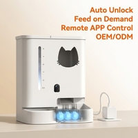 Distributeur intelligent de nourriture pour animaux de compagnie avec caméra HD intégrée, audio bidirectionnel, application Wi-Fi et surveillance visuelle en temps réel pour chats et chiens – Meilleures ventes