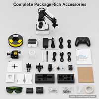 TERKOBOT Magician STEM - Bras robotique éducatif avec accessoires extensibles, glissière, caméra de vision - Projet de robotique pour étudiants