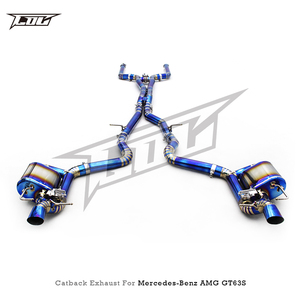 Tuyaux d'échappement Boska Factory Valve pour Mercedes-Benz AMG GT63/GT63S 4.0T 2019-2023, silencieux catback haute performance en titane - Product Image 6