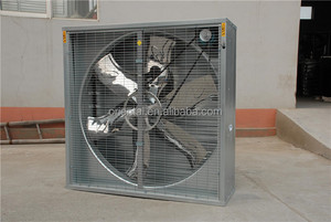 Ventilateur d'extraction de marteau à flux axial robuste industriel Big Air avec obturateur lame en acier inoxydable de produit à haute efficacité - Product Image 3